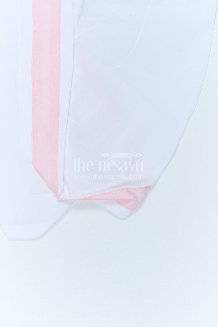 The Nesavu Boys Dothi Set Boys Embroidered Dothi Set for Festive Family Celebrations Nesavu Nesavu Boys Embroidered Dothi Set With Thread Work Kurta For Festive Family Occasions