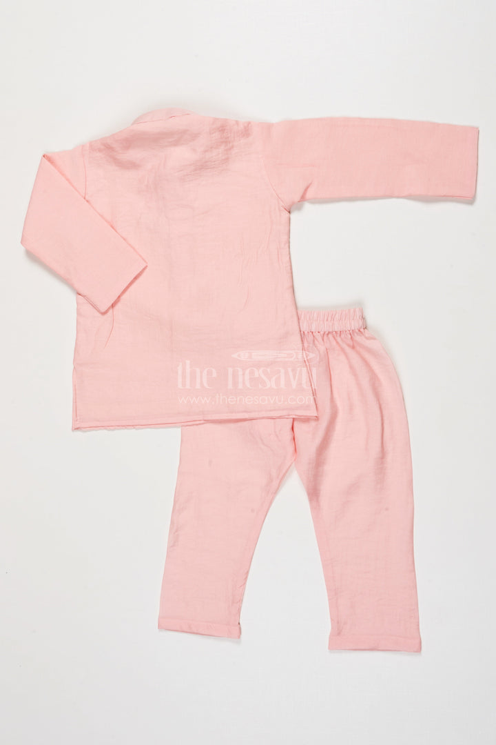 The Nesavu Boys Jacket Sets Boys Embroidered Jacket Kurta Set for Weddings and Festive Functions Nesavu Nesavu boys embroidered jacket kurta set weddings receptions ethnic family events