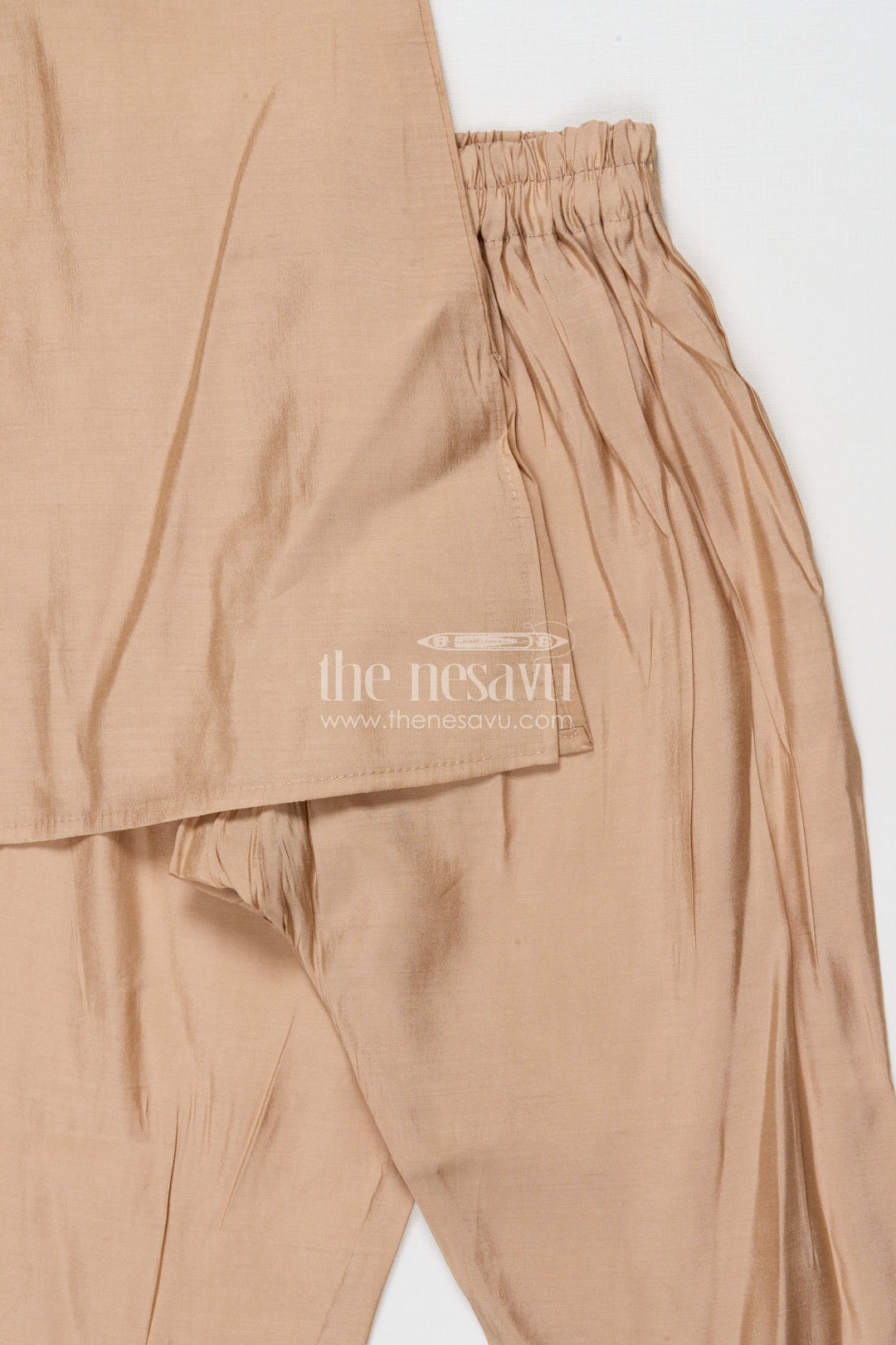 The Nesavu Boys Jacket Sets Boys Embroidered Jacket Set for Festive Functions and Wedding Receptions Nesavu Nesavu boys jacket kurta set with embroidered Nehru jacket for festive occasions and wedding wear