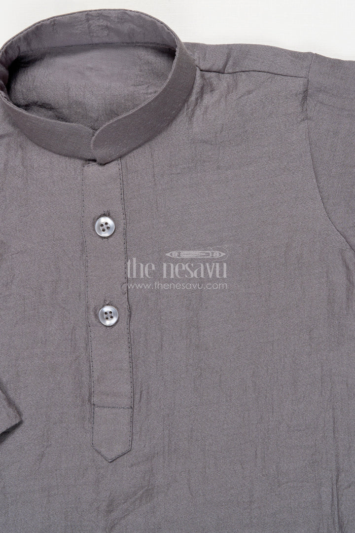 The Nesavu Boys Jacket Sets Boys Embroidered Jacket Set for Formal Functions and Ethnic Days Nesavu Nesavu boys embroidered jacket kurta set formal events traditional school functions