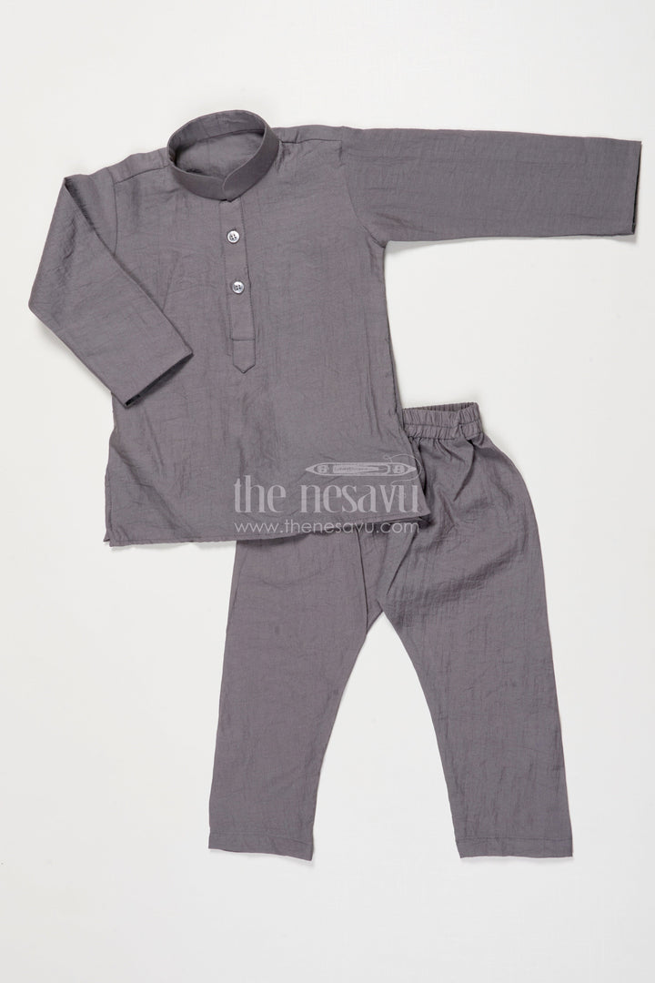 The Nesavu Boys Jacket Sets Boys Embroidered Jacket Set for Formal Functions and Ethnic Days Nesavu Nesavu boys embroidered jacket kurta set formal events traditional school functions