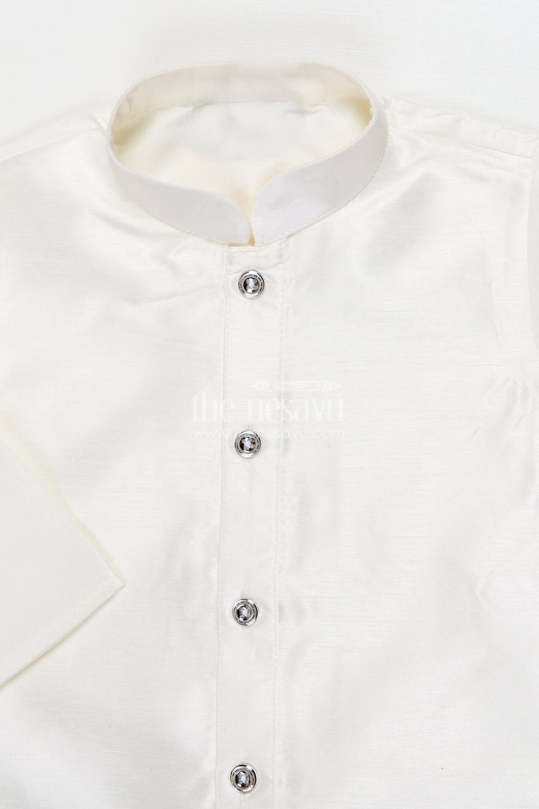 The Nesavu Boys Jacket Sets Boys Embroidered Jacket Set for Weddings and Festive Functions Nesavu Nesavu boys silk jacket set with embroidered Nehru jacket for weddings and traditional functions