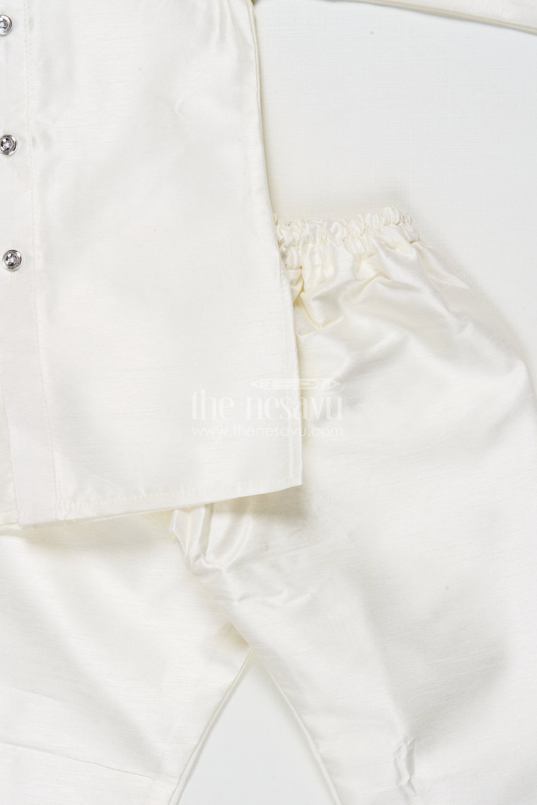 The Nesavu Boys Jacket Sets Boys Embroidered Jacket Set for Weddings and Festive Functions Nesavu Nesavu boys silk jacket set with embroidered Nehru jacket for weddings and traditional functions