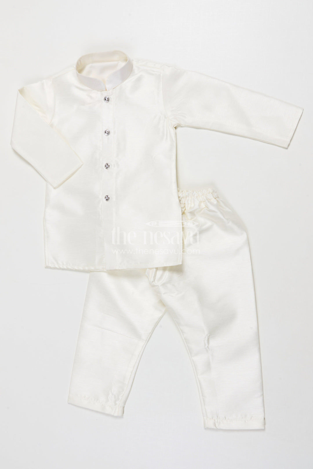 The Nesavu Boys Jacket Sets Boys Embroidered Jacket Set for Weddings and Festive Functions Nesavu Nesavu boys silk jacket set with embroidered Nehru jacket for weddings and traditional functions