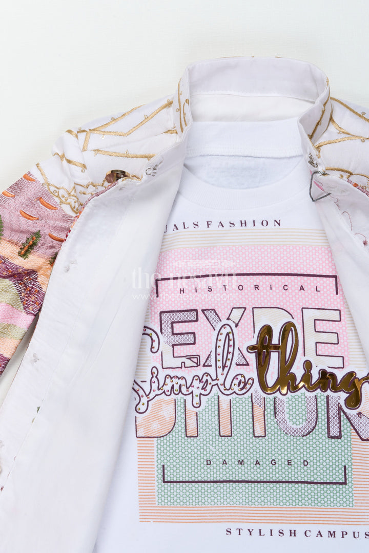 The Nesavu Boys Jacket Sets Boys Ethnic Jacket Set for Cultural Events and Functions Nesavu Nesavu boys ethnic jacket set silk blend designer embroidery festive occasions