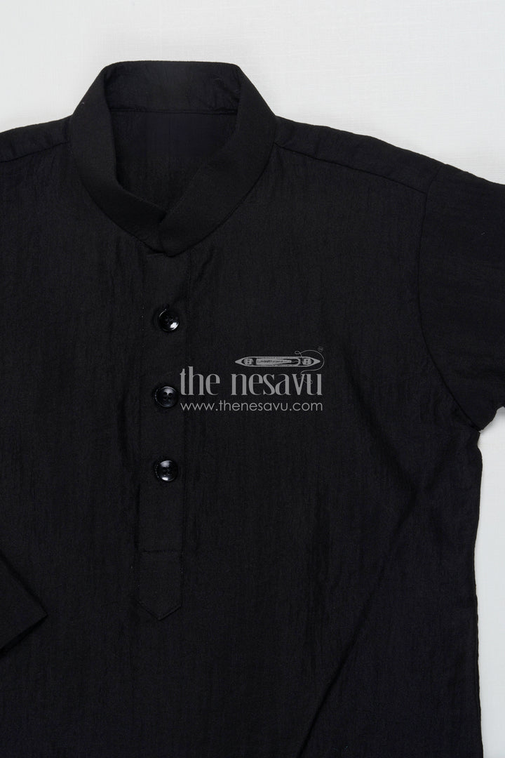 The Nesavu Boys Jacket Sets Boys Ethnic Jacket Set for Family Functions and Festivals Nesavu Nesavu boys silk blend ethnic jacket kurta set weddings pujas traditional celebrations