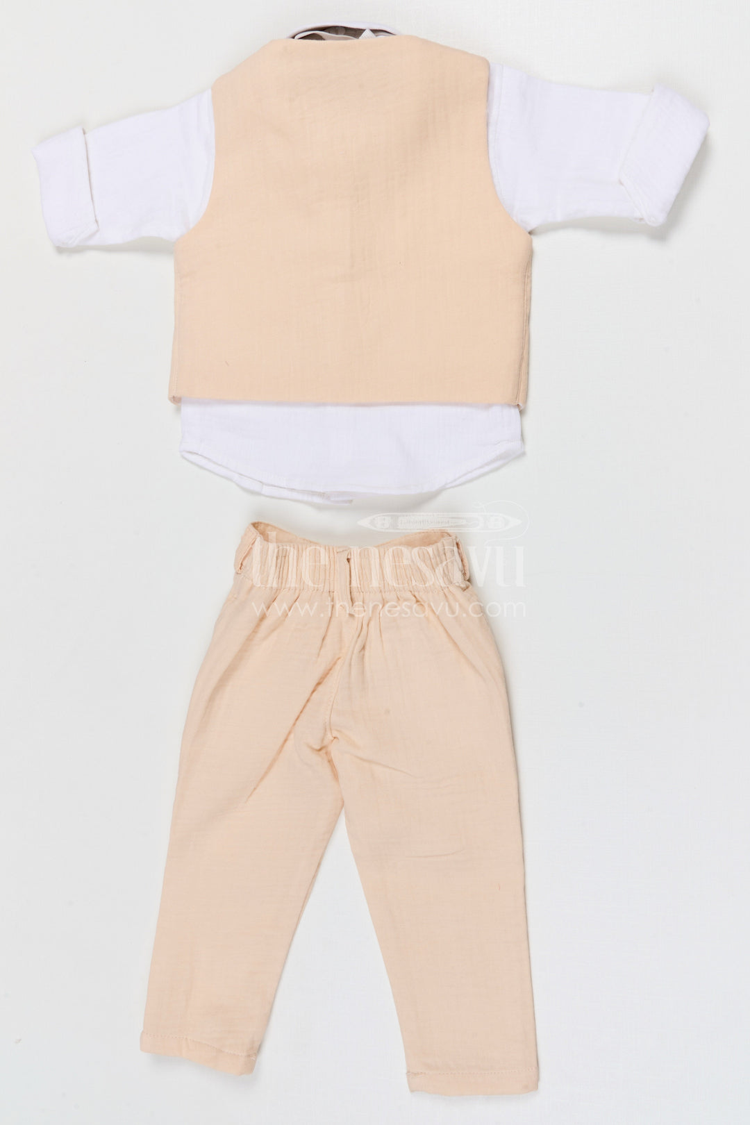 The Nesavu Boys Jacket Sets Boys Ethnic Jacket Set for Weddings and Cultural Family Functions Nesavu Nesavu boys muslin cotton ethnic jacket set for weddings festive events and cultural celebrations