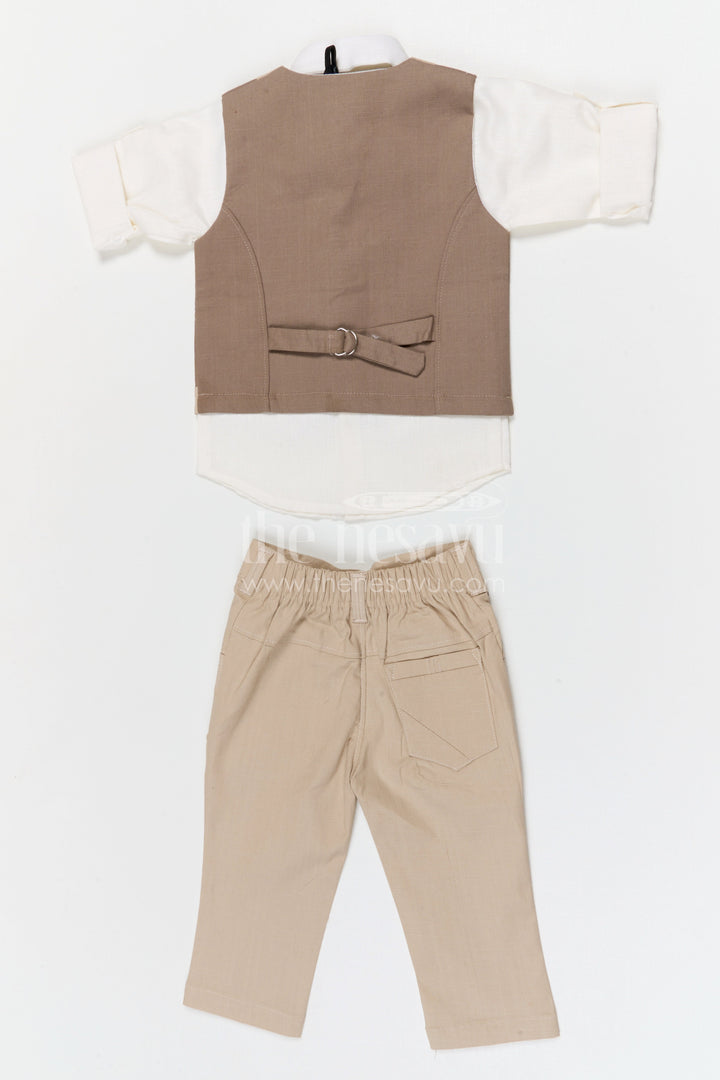 The Nesavu Boys Jacket Sets Boys Ethnic Jacket Set for Weddings and Festive Celebrations Nesavu Nesavu boys cotton ethnic jacket set for weddings festive celebrations and family occasions