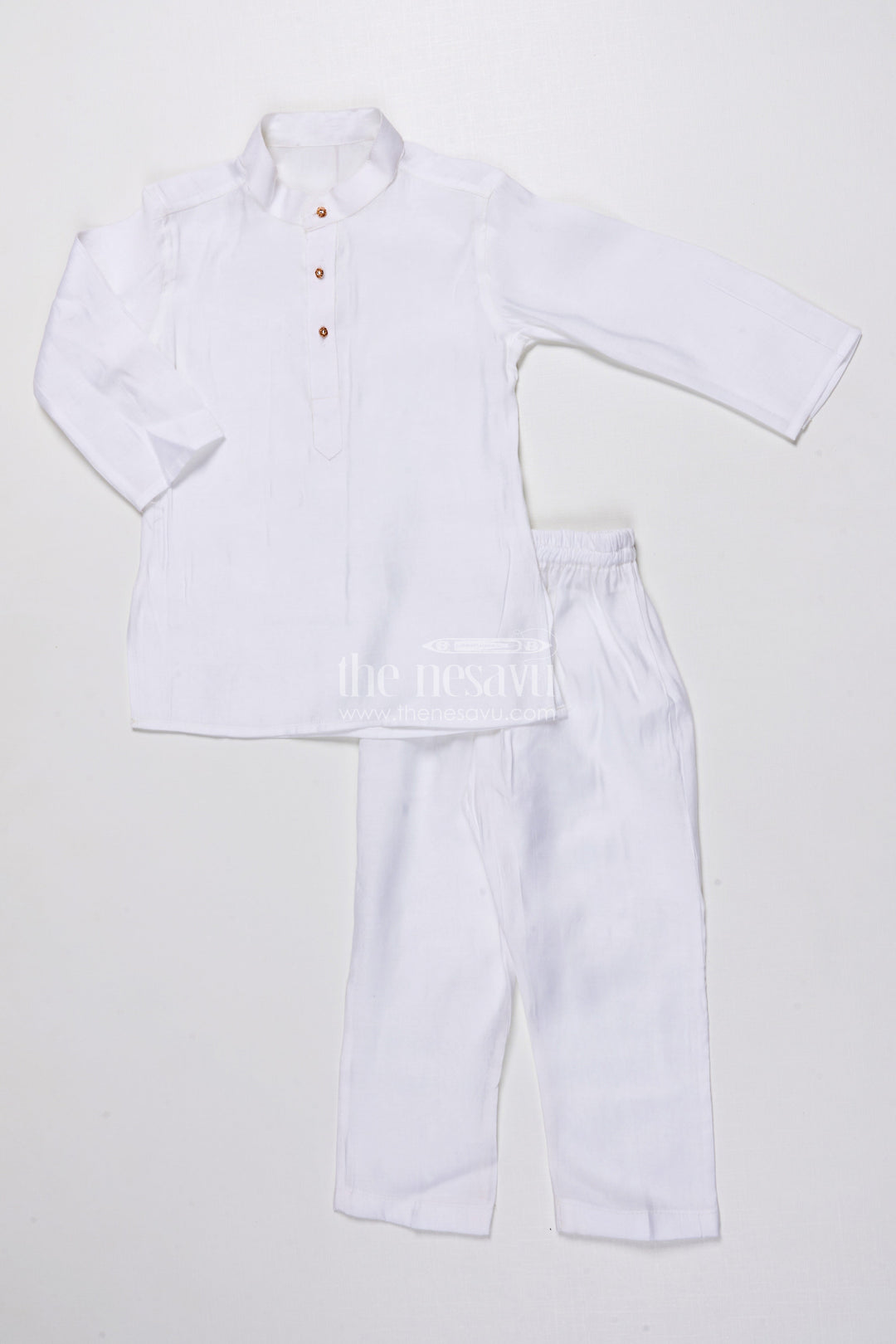 The Nesavu Boys Jacket Sets Boys Ethnic Kurta Jacket Set with Embroidery for Weddings and Family Events Nesavu Nesavu boys kurta jacket set embroidery silk blend festive outfit weddings special occasions