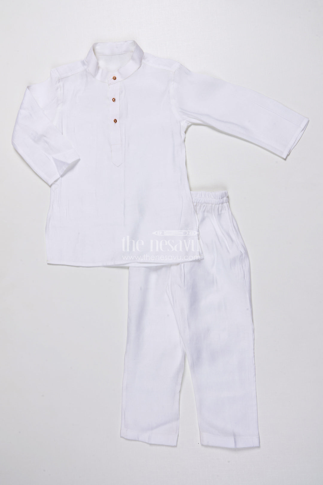 The Nesavu Boys Jacket Sets Boys Ethnic Kurta Jacket Set with Embroidery for Weddings and Family Events Nesavu Nesavu boys kurta jacket set embroidery silk blend festive outfit weddings special occasions