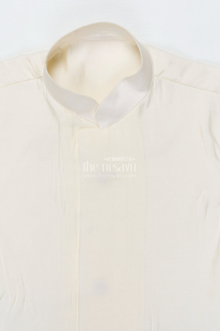 The Nesavu Boys Jacket Sets Boys Festive Jacket Set for Family Functions and Cultural Wear Nesavu Nesavu boys jacket kurta set embroidered Nehru jacket ethnic functions festive days