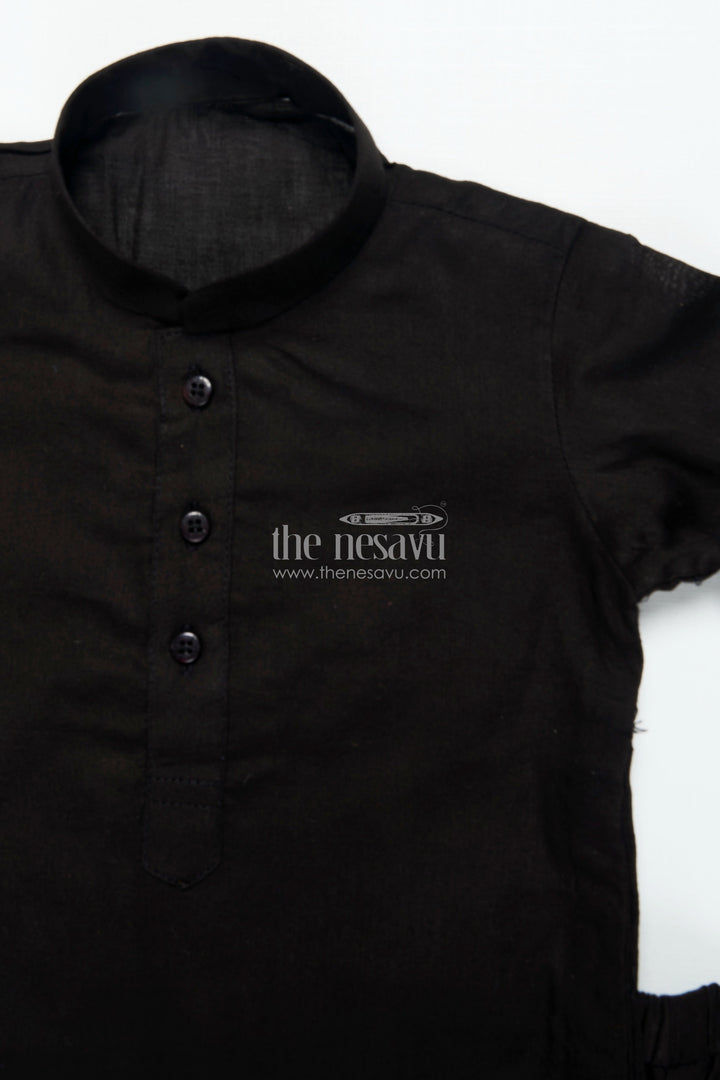 The Nesavu Boys Jacket Sets Boys Festive Jacket Set with Digital Print for Weddings and Birthdays Nesavu Nesavu boys silk blend festive jacket set digital print birthday ethnic celebrations