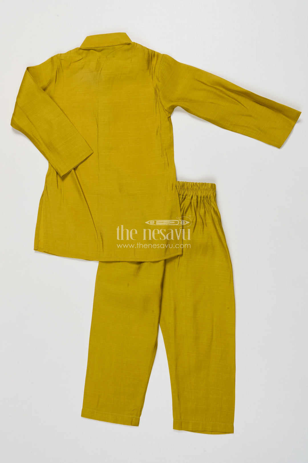 The Nesavu Boys Jacket Sets Boys Festive Jacket Set with Embroidered Digital Print for Weddings Nesavu Nesavu boys ethnic jacket set embroidered digital print weddings festive functions