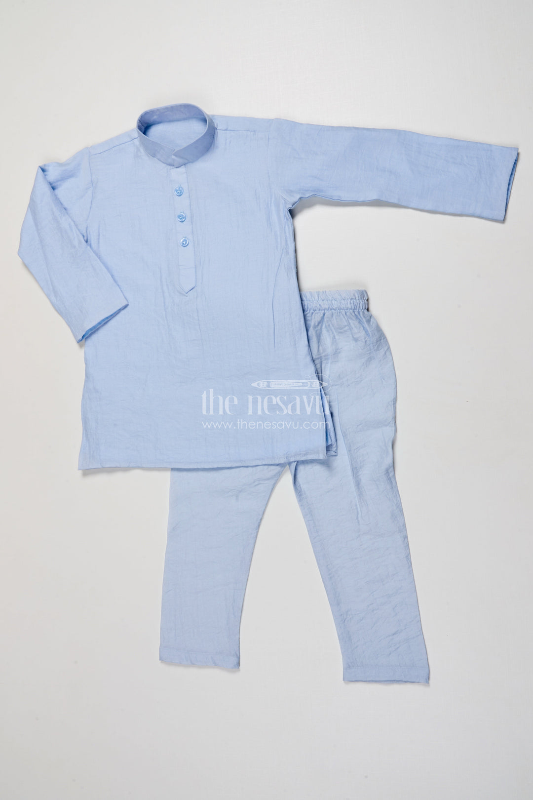 The Nesavu Boys Jacket Sets Boys Festive Kurta Set with Patch Embroidery for Ethnic Day and Pujas Nesavu Nesavu boys ethnic cotton kurta set designer patch festive school days family pujas