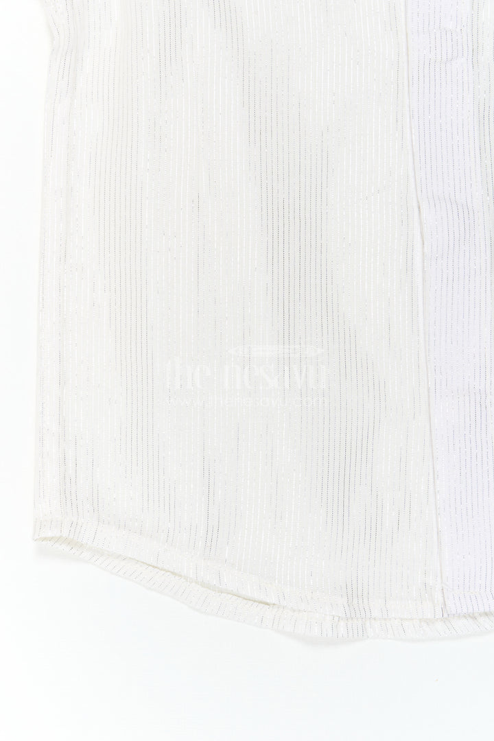 The Nesavu Boys Cotton Shirt Boys Festive Shirt for Celebration Photos Nesavu Nesavu Boys Festive Shirt For Celebration Photos With Lurex Zari Cotton And Moustache Applique