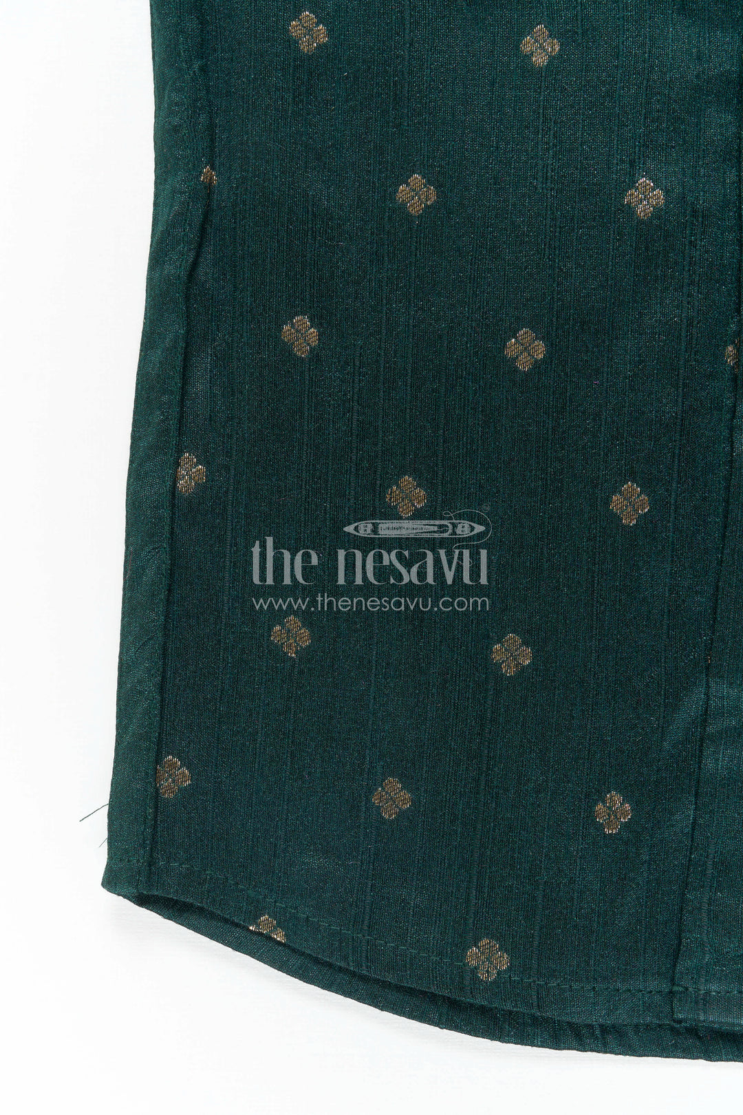 The Nesavu Boys Silk Shirt Boys Festive Silk Shirt for Wedding Receptions and Family Functions Nesavu Nesavu Boys Raw Silk Shirt With Jacquard Butta Design For Weddings And Festive Gatherings