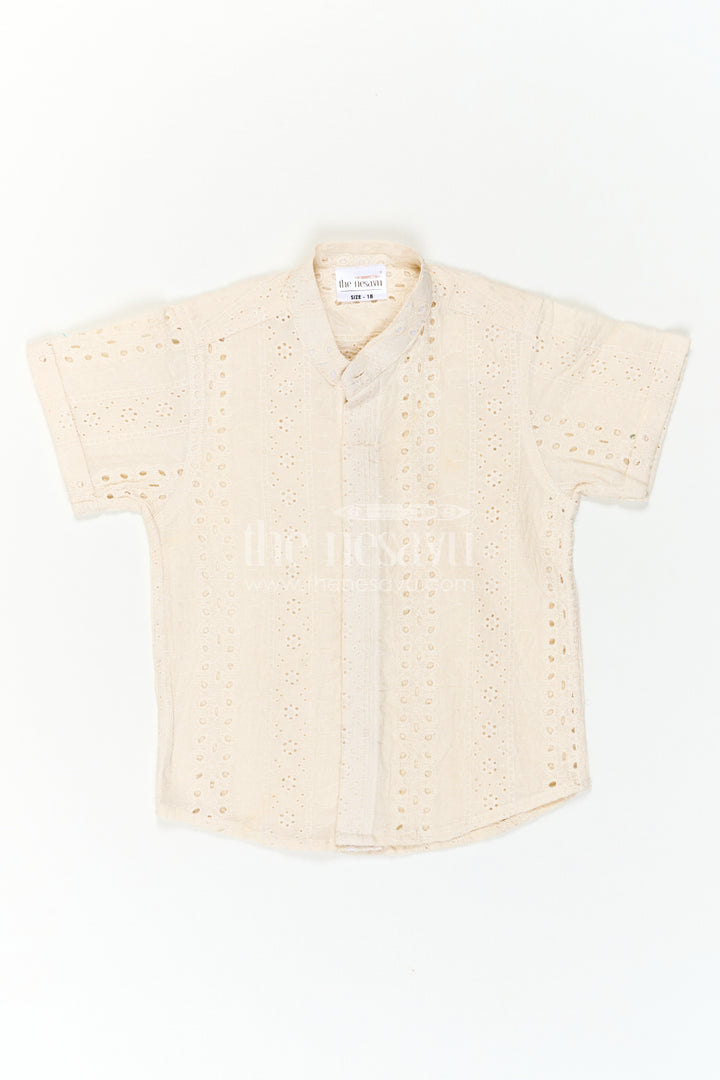 The Nesavu Boys Cotton Shirt Boys Hakoba Shirt for Summer Vacations and Special Day Outings Nesavu Nesavu Boys Hakoba Shirt For Summer Vacations Family Outings And Special Occasions