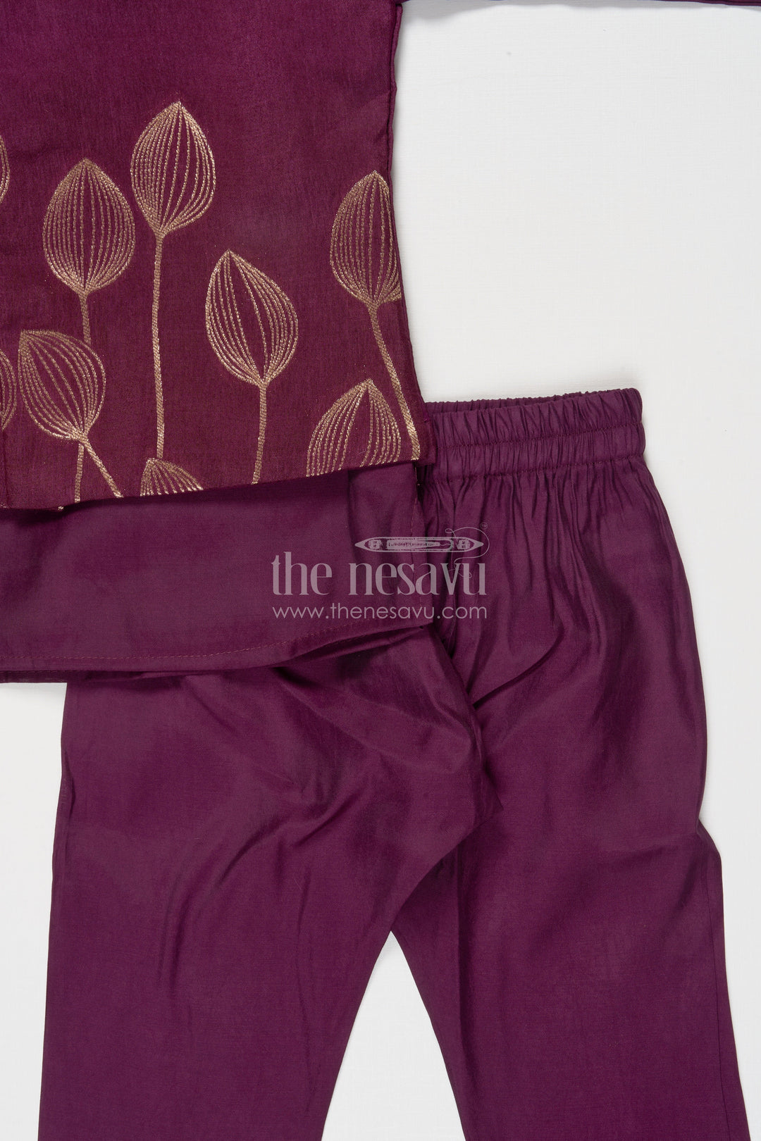 The Nesavu Boys Jacket Sets Boys Jacket Kurta Set for Weddings and Festive Receptions Nesavu Nesavu boys jacquard silk jacket kurta set weddings festive family celebrations