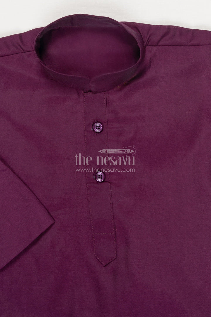 The Nesavu Boys Jacket Sets Boys Jacket Kurta Set for Weddings and Festive Receptions Nesavu Nesavu boys jacquard silk jacket kurta set weddings festive family celebrations