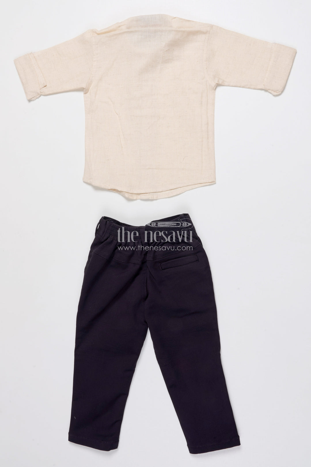 The Nesavu Boys Jacket Sets Boys Jacket Kurta Set with Embroidery for Wedding Functions and Ethnic Day Nesavu Nesavu boys embroidered jacket kurta set festive wear weddings school events traditional occasions