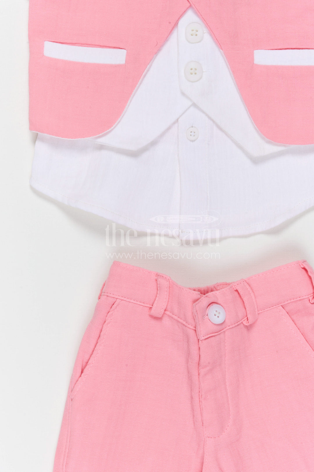 The Nesavu Boys Jacket Sets Boys Jacket Set for Festive Occasions and Traditional Celebrations Nesavu Nesavu boys muslin cotton jacket set for festive occasions weddings and cultural celebrations