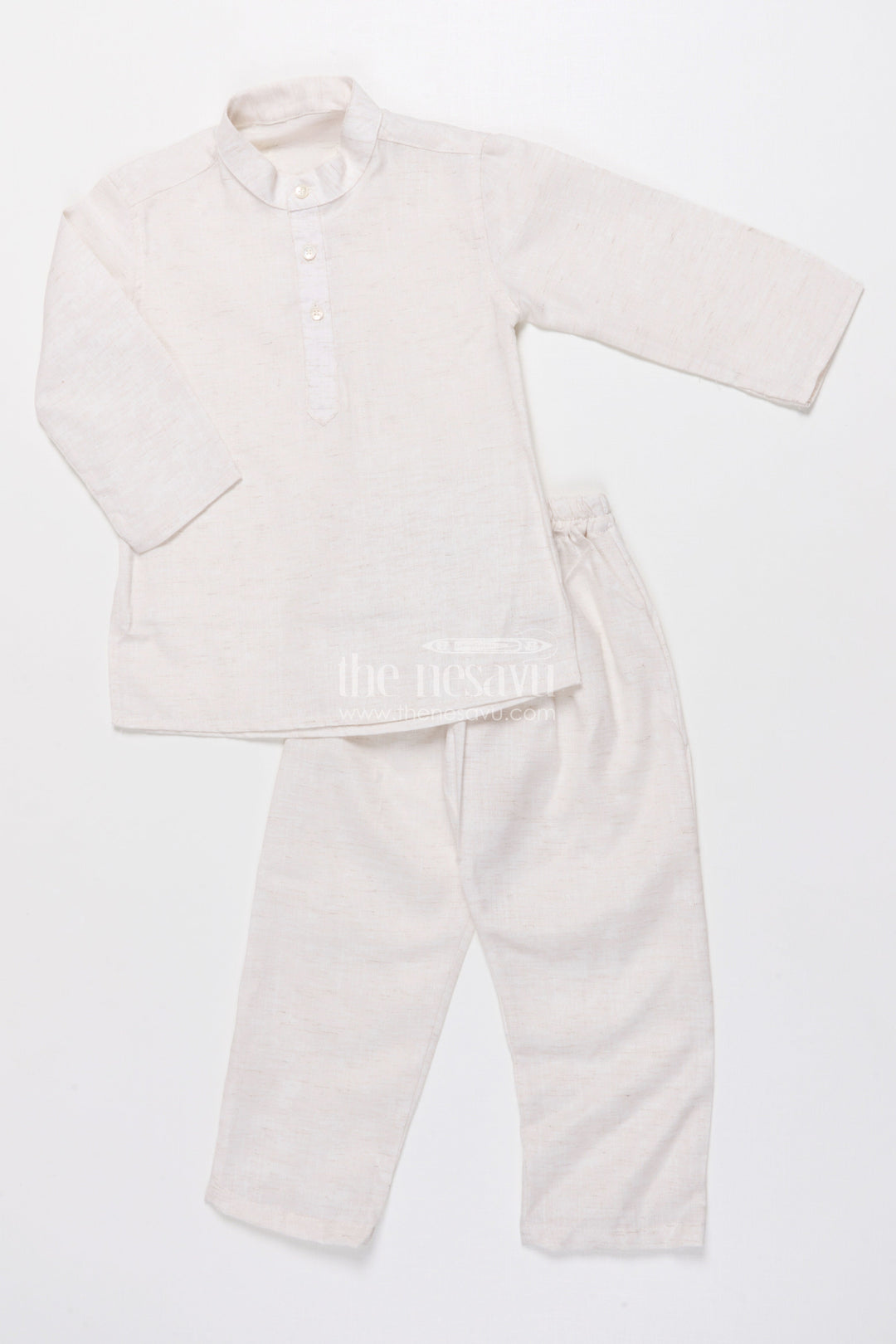 The Nesavu Boys Jacket Sets Boys Kurta Set with Jacket for Weddings and Festive Celebrations Nesavu Nesavu boys silk kurta set sleeveless embroidered jacket perfect weddings ethnic events