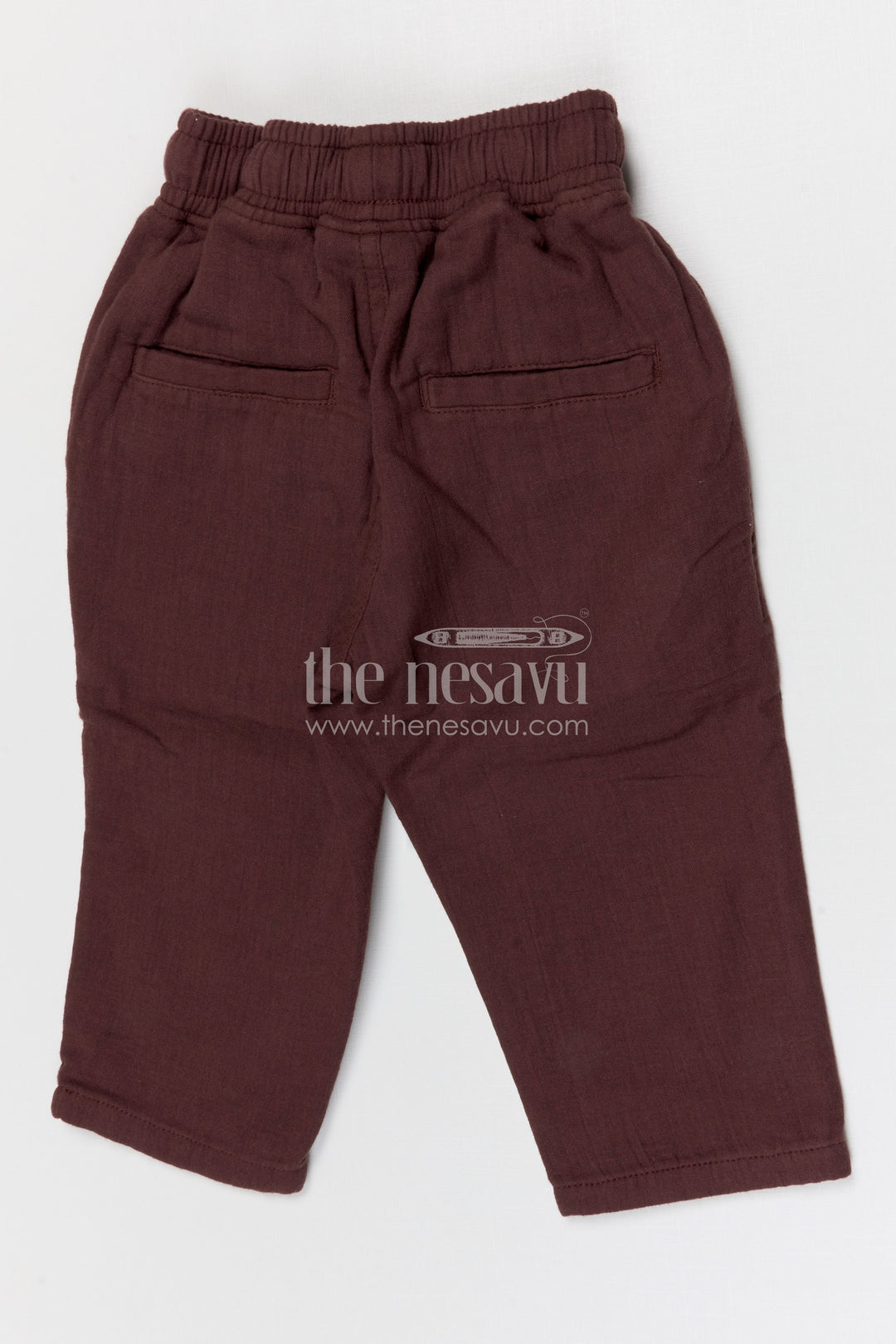 The Nesavu Boys Pant Boys Lightweight Muslin Cotton Pants for Active Kids Daily Wear Nesavu Nesavu boys lightweight muslin cotton pants for daily wear breathable kids casual pants