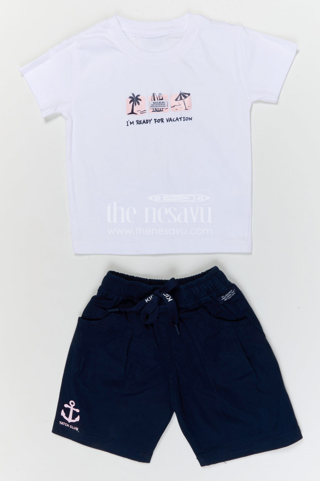 The Nesavu Boys Casual Set Boys Muslin Cotton Casual Set for Summer Outings and Daily Wear Nesavu Nesavu boys muslin cotton casual set for summer outings with breathable fabric and comfortable shorts