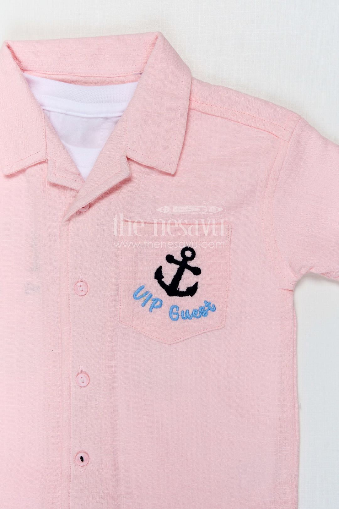 The Nesavu Boys Casual Set Boys Muslin Cotton Casual Set for Summer Outings and Daily Wear Nesavu Nesavu boys muslin cotton casual set for summer outings with breathable fabric and comfortable shorts