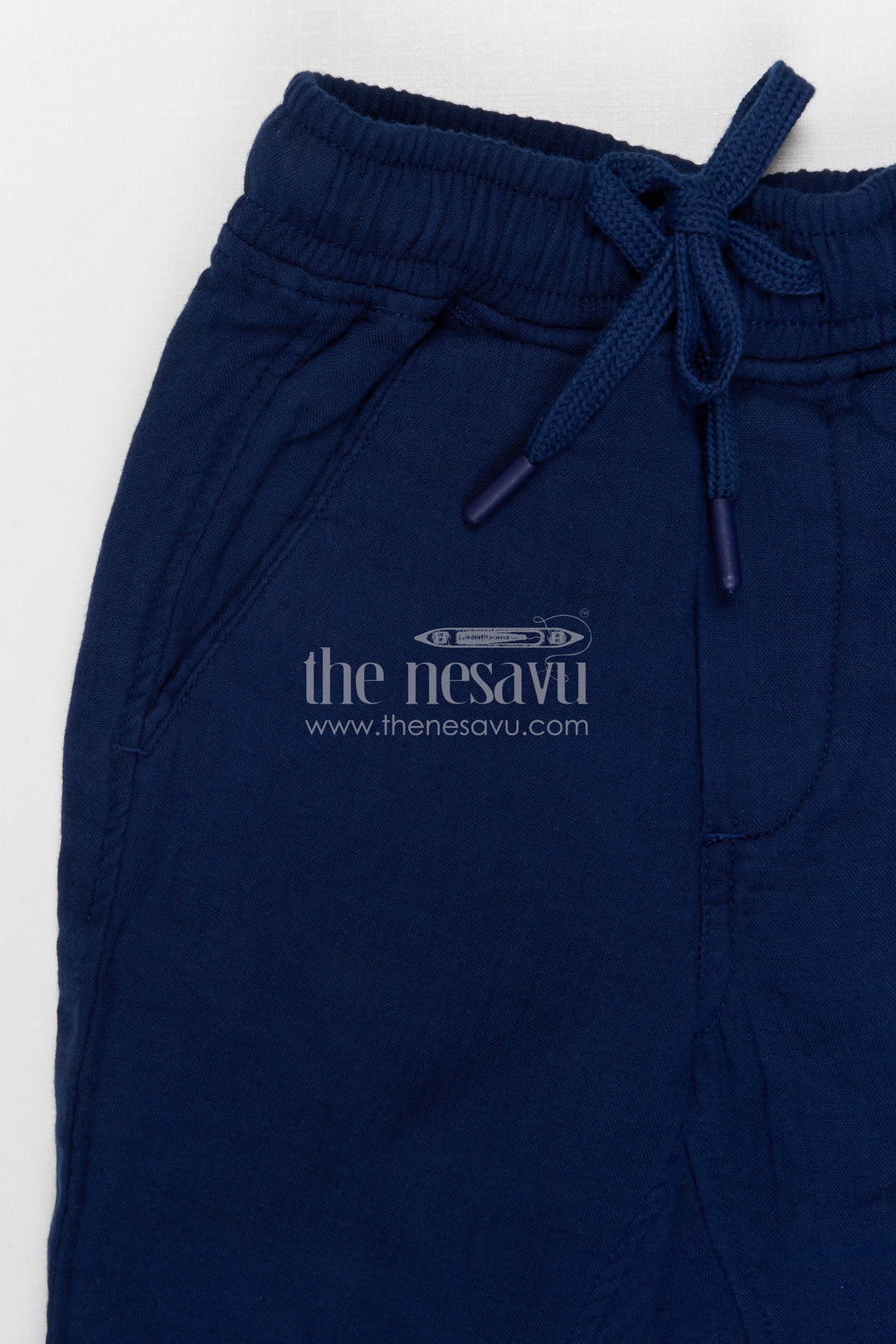 The Nesavu Boys Pant Boys Muslin Cotton Pants for School and Everyday Comfort Nesavu Nesavu boys muslin cotton pants for school and everyday comfort breathable kids drawstring pants
