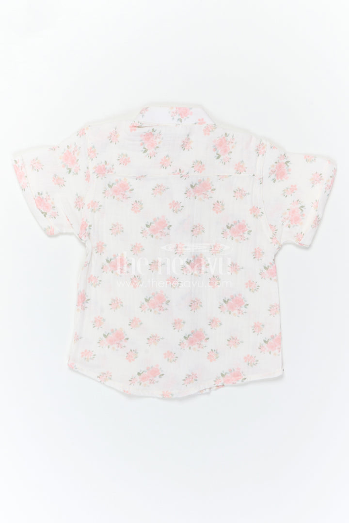 The Nesavu Boys Cotton Shirt Boys Muslin Cotton Shirt for Summer Outings and Soft Comfort Nesavu Nesavu Boys Muslin Cotton Printed Shirt For Summer Outings And Everyday Comfort With Soft Breathable Fabric