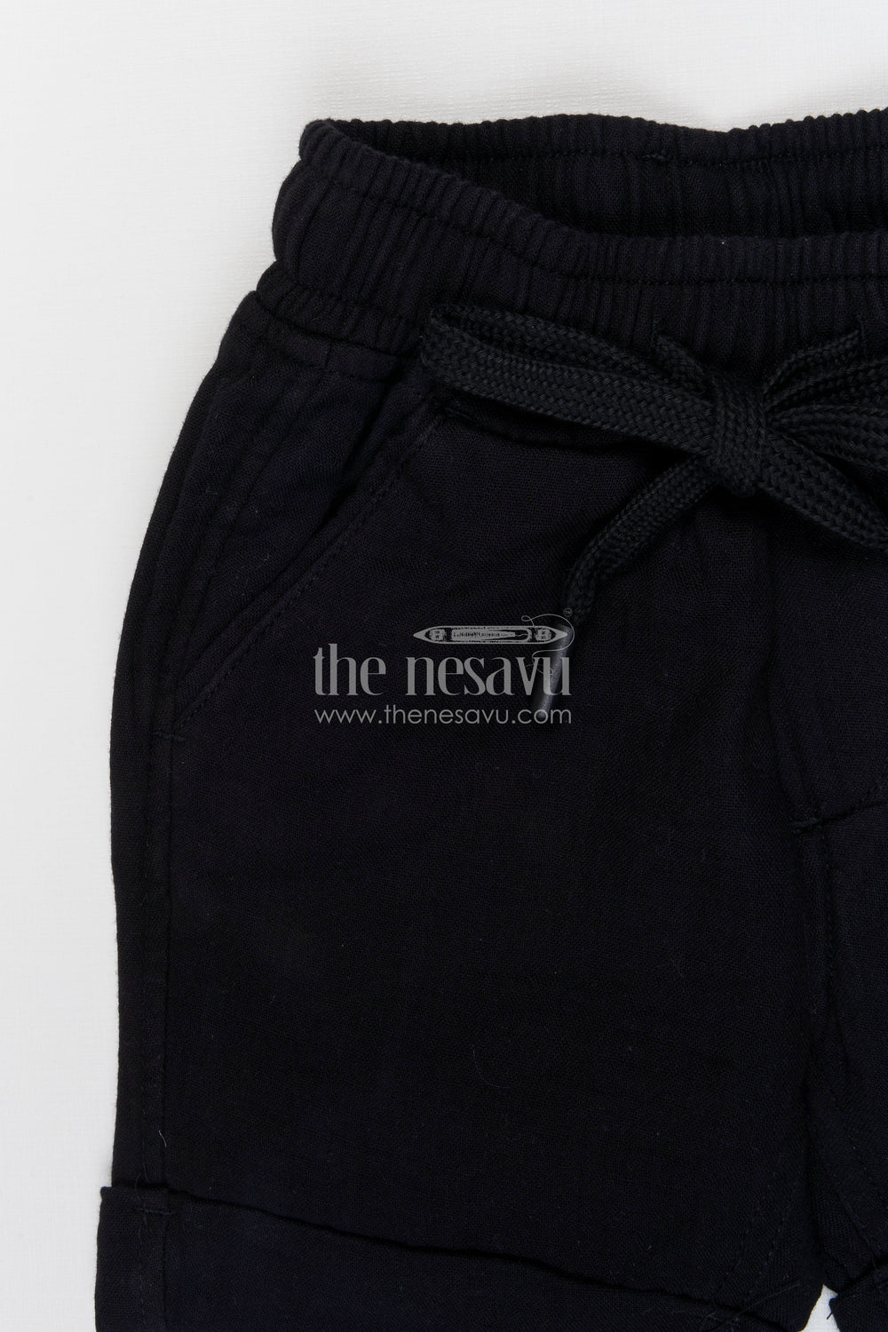 The Nesavu Boys Shorts Boys Muslin Cotton Shorts for Sports Activities and Summer Play Nesavu Nesavu boys muslin cotton shorts for sports and summer play breathable kids drawstring shorts
