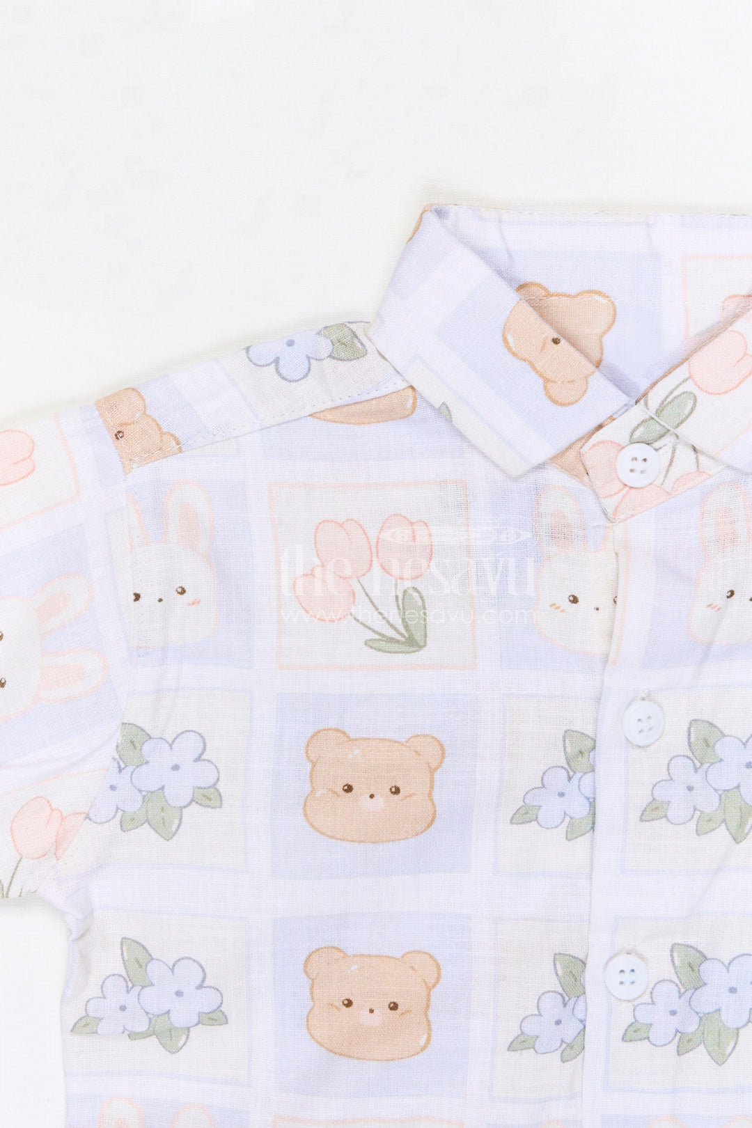 The Nesavu Boys Cotton Shirt Boys Playful Animal Print Cotton Shirt for Casual Outings and Everyday Comfort Nesavu Nesavu boys cotton animal print shirt for casual outings playdates and everyday kids wear