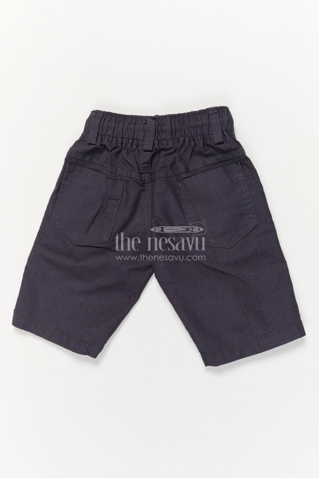 The Nesavu Boys Shorts Boys Printed Shorts in Breathable Cotton with Sporty Graphic Design Nesavu Playful boys printed cotton shorts with adjustable fit and bold graphic