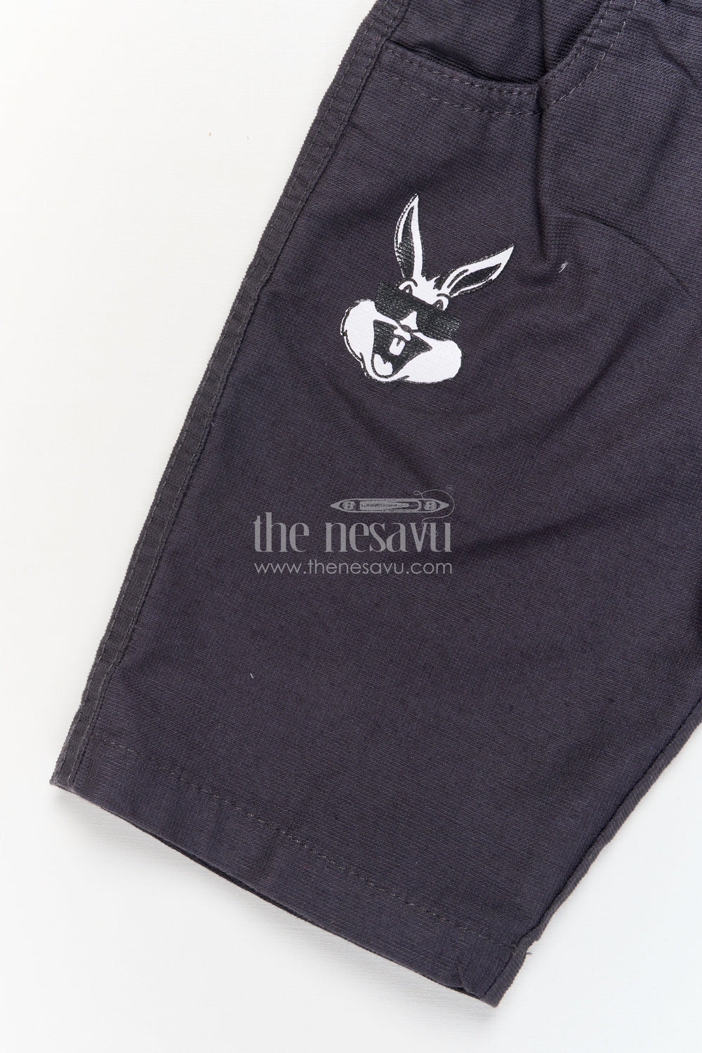 The Nesavu Boys Shorts Boys Printed Shorts in Breathable Cotton with Sporty Graphic Design Nesavu Playful boys printed cotton shorts with adjustable fit and bold graphic