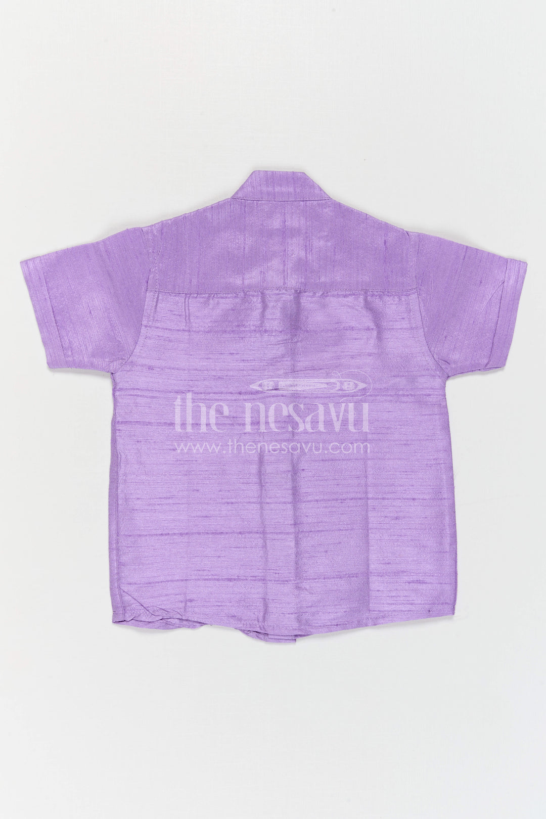 The Nesavu Boys Silk Shirt Boys Raw Silk Party Shirt for Traditional Events and Celebrations Nesavu Nesavu Boys Raw Silk Party Shirt For Festive Wear And Traditional Functions Short Sleeve Outfit