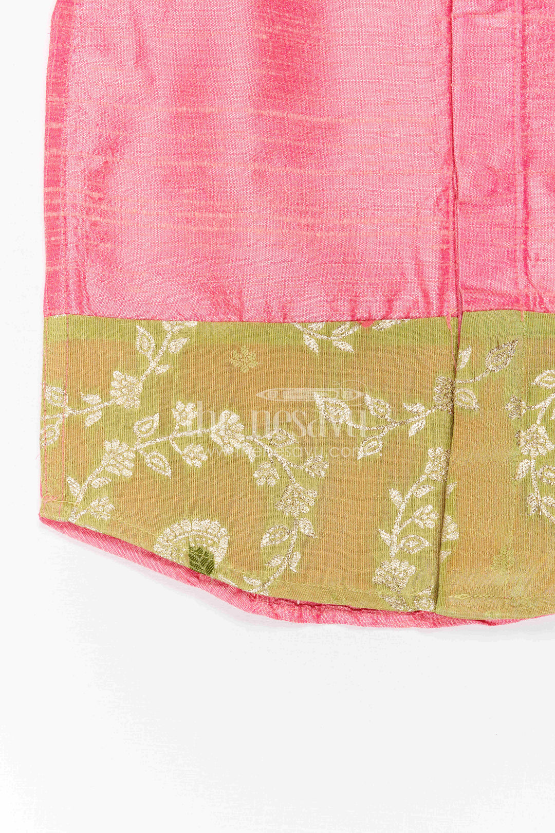 The Nesavu Boys Silk Shirt Boys Raw Silk Shirt for Festive Family Functions and Cultural Celebrations Nesavu Nesavu Boys Raw Silk Shirt With Woven Floral Border For Festive And Traditional Occasions