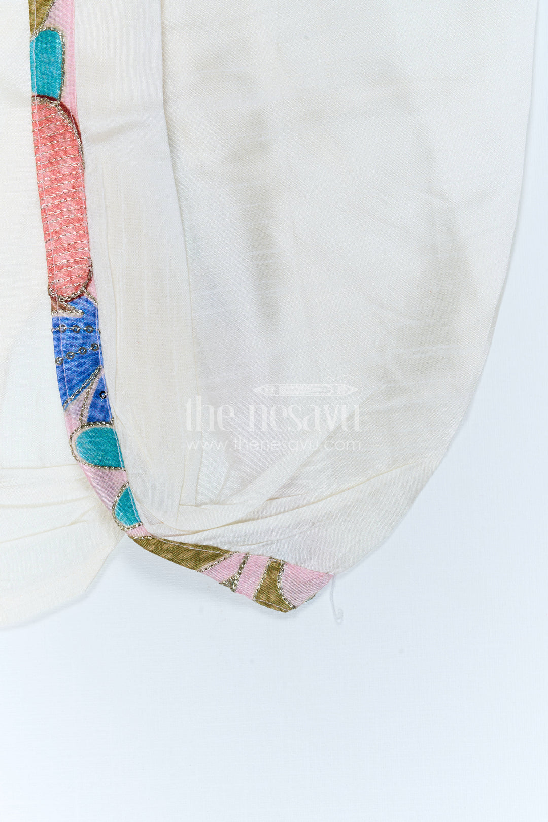 The Nesavu Boys Sherwani Boys Sherwani Set for Festival and Traditional Functions Nesavu Nesavu Boys Sherwani Set Viscose Silk With Sequence Embroidery For Festive And Traditional Wear