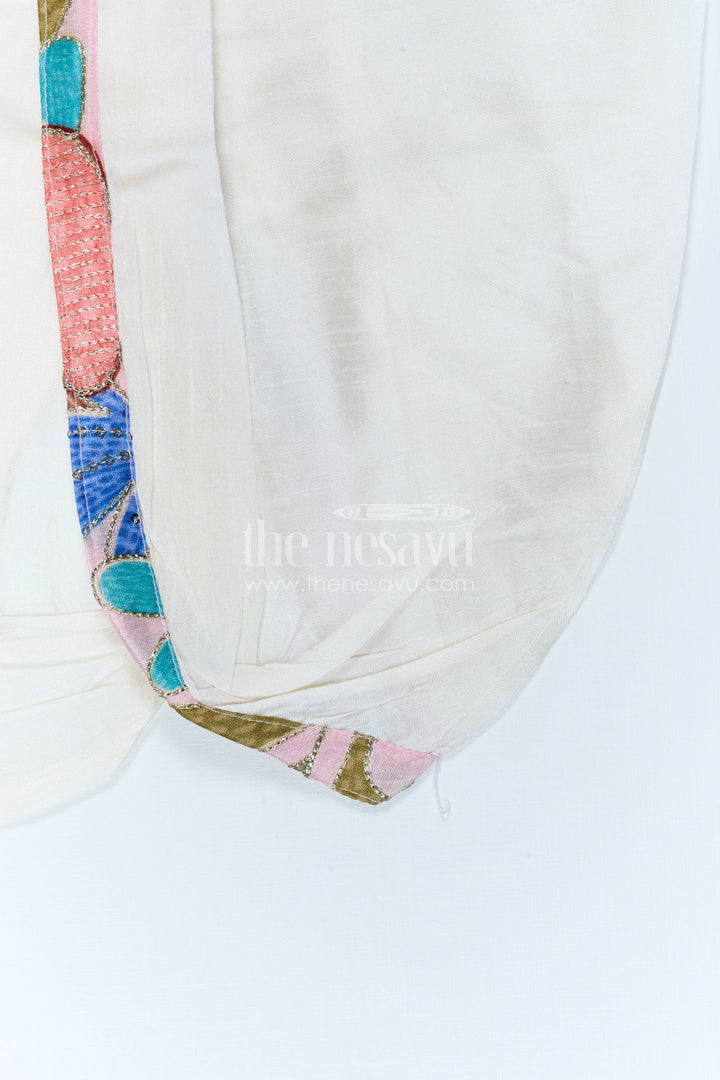 The Nesavu Boys Sherwani Boys Sherwani Set for Festival and Traditional Functions Nesavu Nesavu Boys Sherwani Set Viscose Silk With Sequence Embroidery For Festive And Traditional Wear