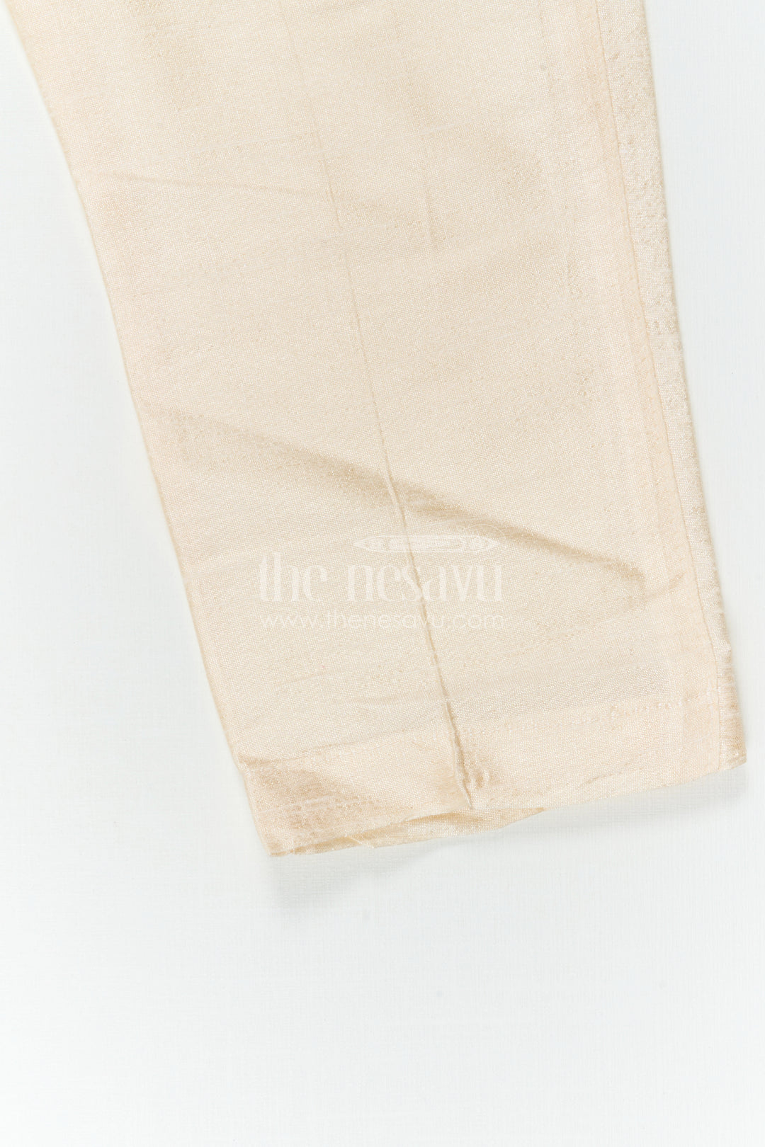 The Nesavu Boys Dothi Set Boys Sherwani Set for Festive Wear and Cultural Celebrations Nesavu Nesavu Boys Sherwani Set For Festive Wear With Designer Jacket And Traditional Dhoti Outfit
