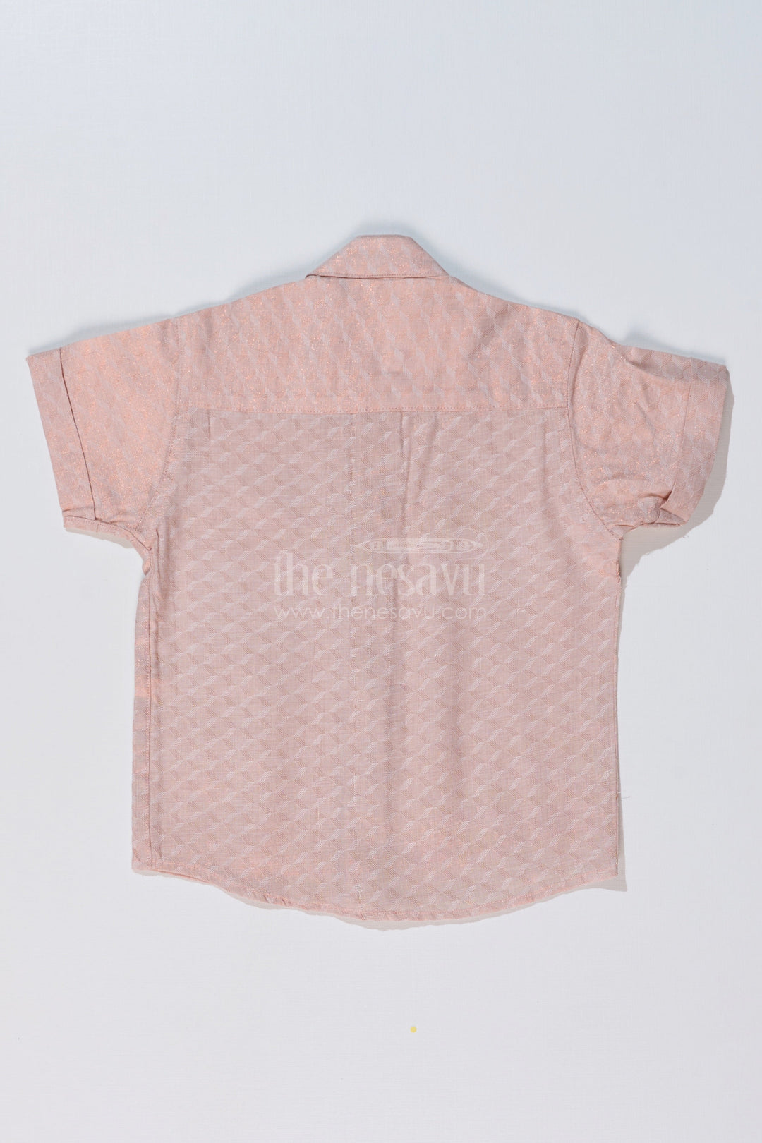 The Nesavu Boys Silk Shirt Boys Silk Long Shirt with Bird Embroidery and Mandarin Collar for Festive Wear Nesavu Nesavu Boys Silk Long Shirt Bird Embroidery Mandarin Collar Traditional Wear