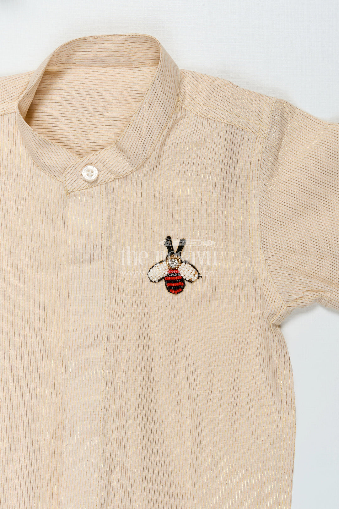 The Nesavu Boys Silk Shirt Boys Silk Shirt for Weddings and Traditional Functions Nesavu Nesavu boys tissue silk shirt for weddings, poojas, and traditional celebrations