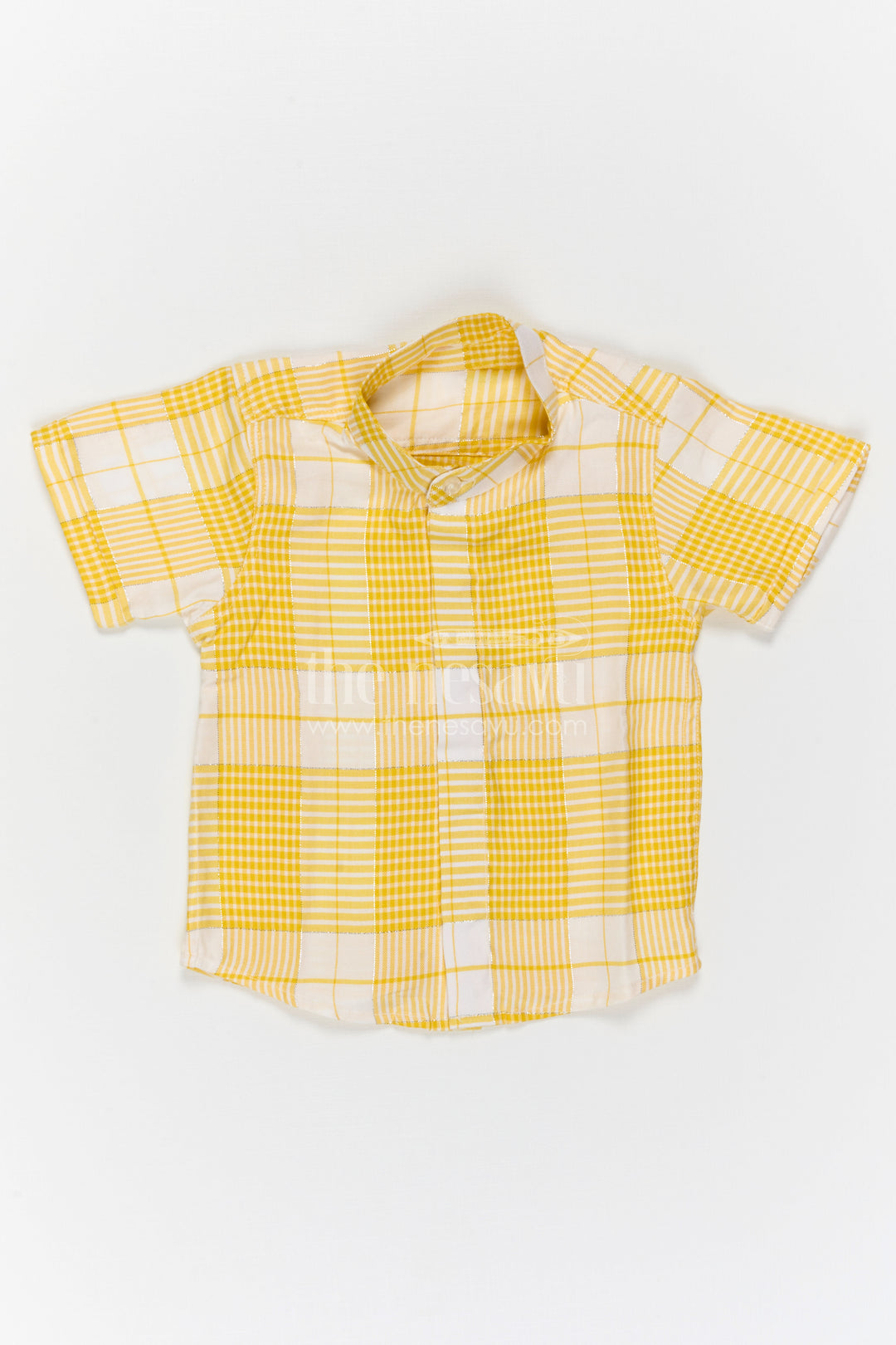 The Nesavu Boys Cotton Shirt Boys Striped Shirt for Casual Outings and Summer Wear Nesavu Nesavu Boys Striped Cotton Shirt For Casual Outings And Comfortable Summer Wear