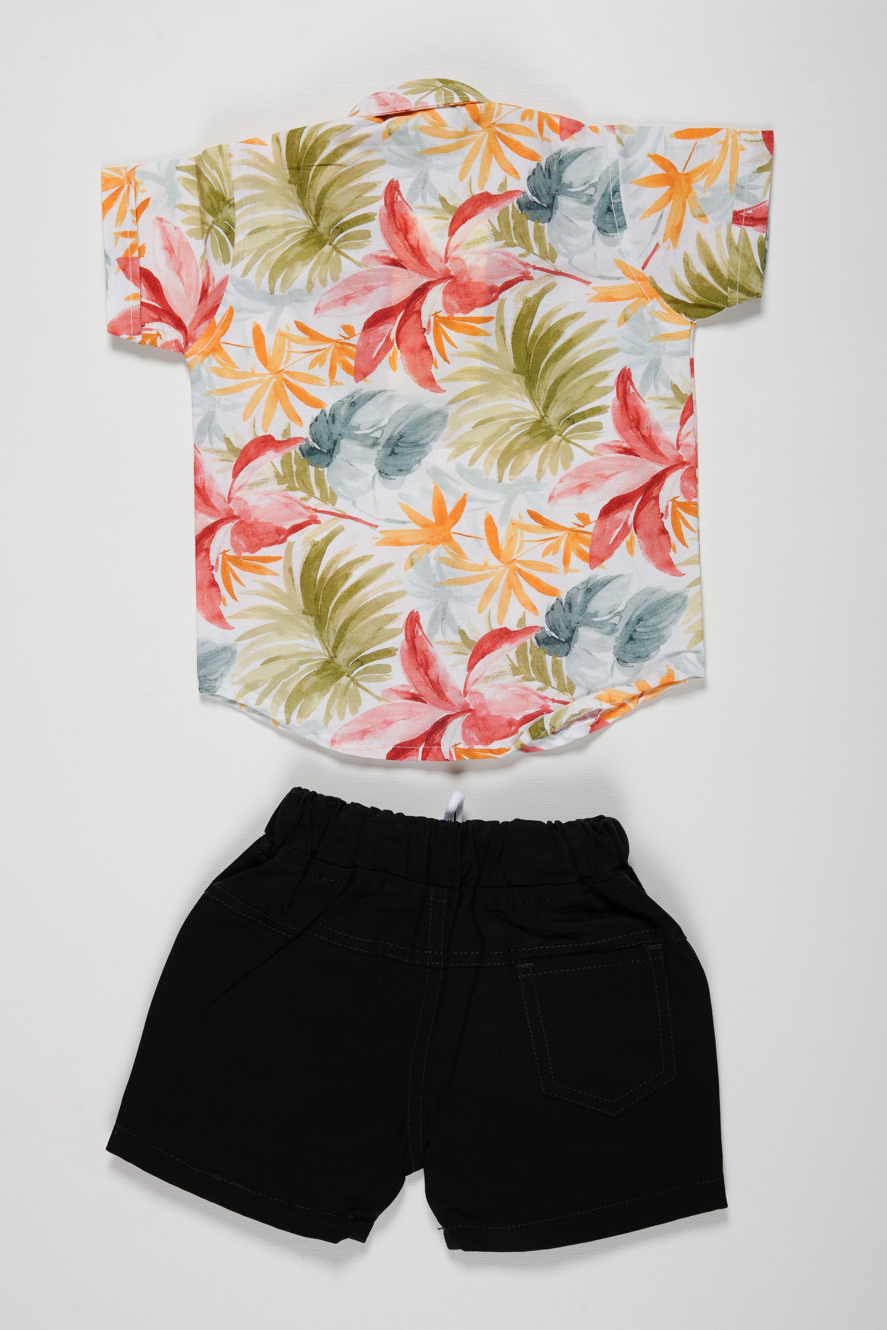 Child Boys Girls Casual Style Floral Printing Shorts Summer