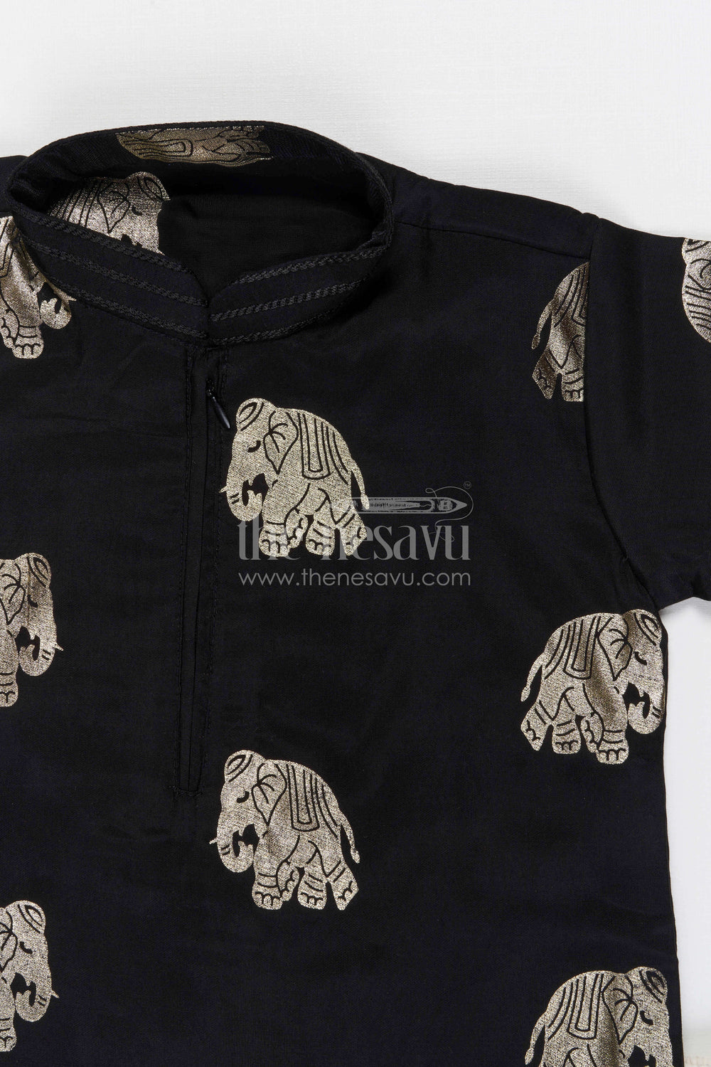 The Nesavu Boys Kurtha Set Boys Traditional Kurta Set for Weddings and Festive Occasions Nesavu Nesavu boys traditional kurta set for weddings festivals and ethnic celebrations silk blend outfit