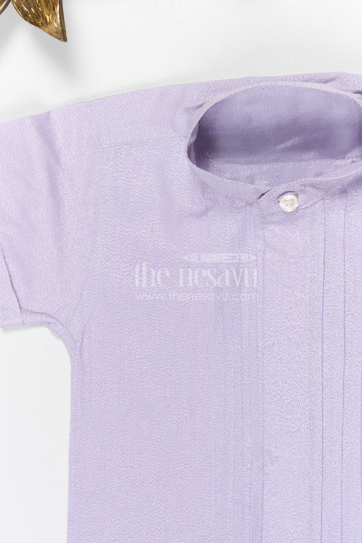 The Nesavu Boys Silk Shirt Boys Traditional Silk Shirt for Weddings and Receptions Nesavu Nesavu Boys Tissue Silk Shirt For Weddings Receptions And Traditional Festive Occasions