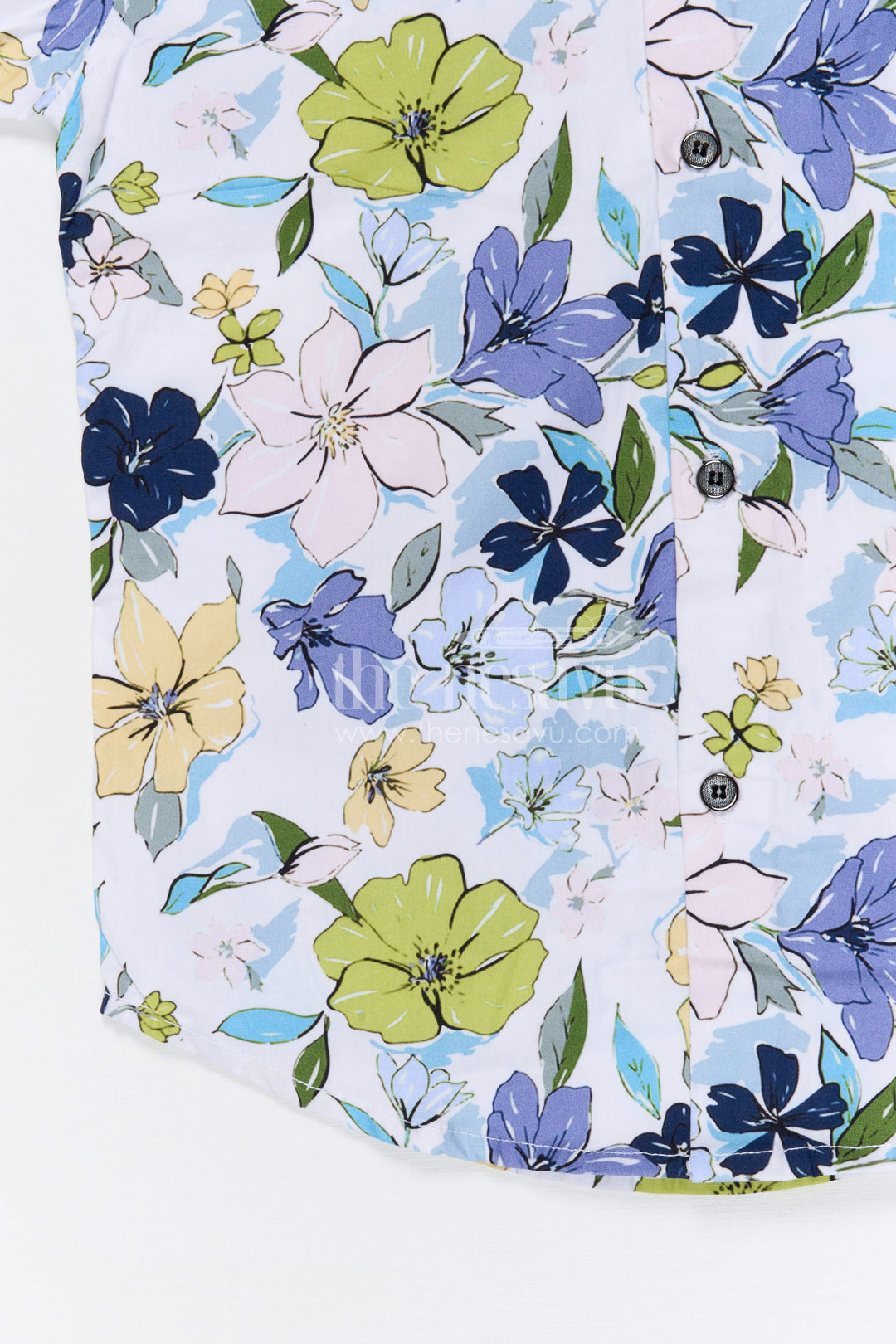 The Nesavu Boys Cotton Shirt Boys Tropical Print Cotton Shirt for Holiday Outings and Summer Adventures Nesavu Nesavu boys cotton tropical print shirt for holiday outings summer wear and casual kids fashion