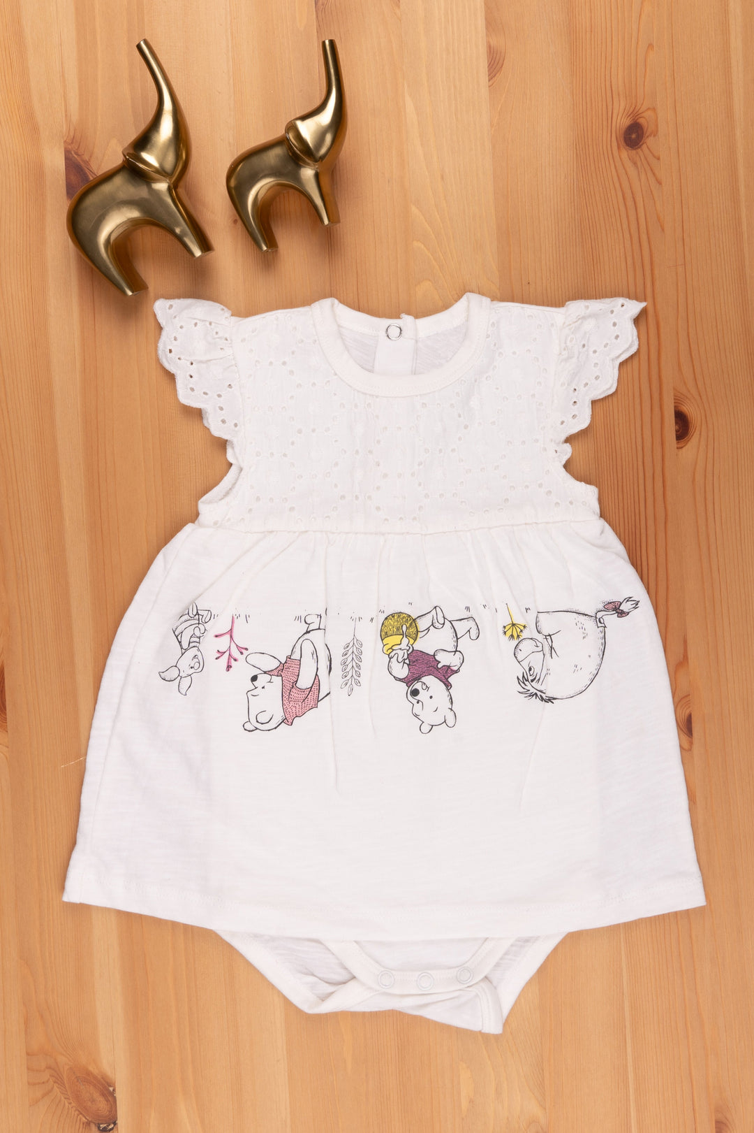 The Nesavu Baby Rompers/Onesies Charming Baby Sets: Matching Outfits for Infants Nesavu 12 (3M) / Half White LIF003 Charming Baby Sets | Matching Outfits for Stylish Infants