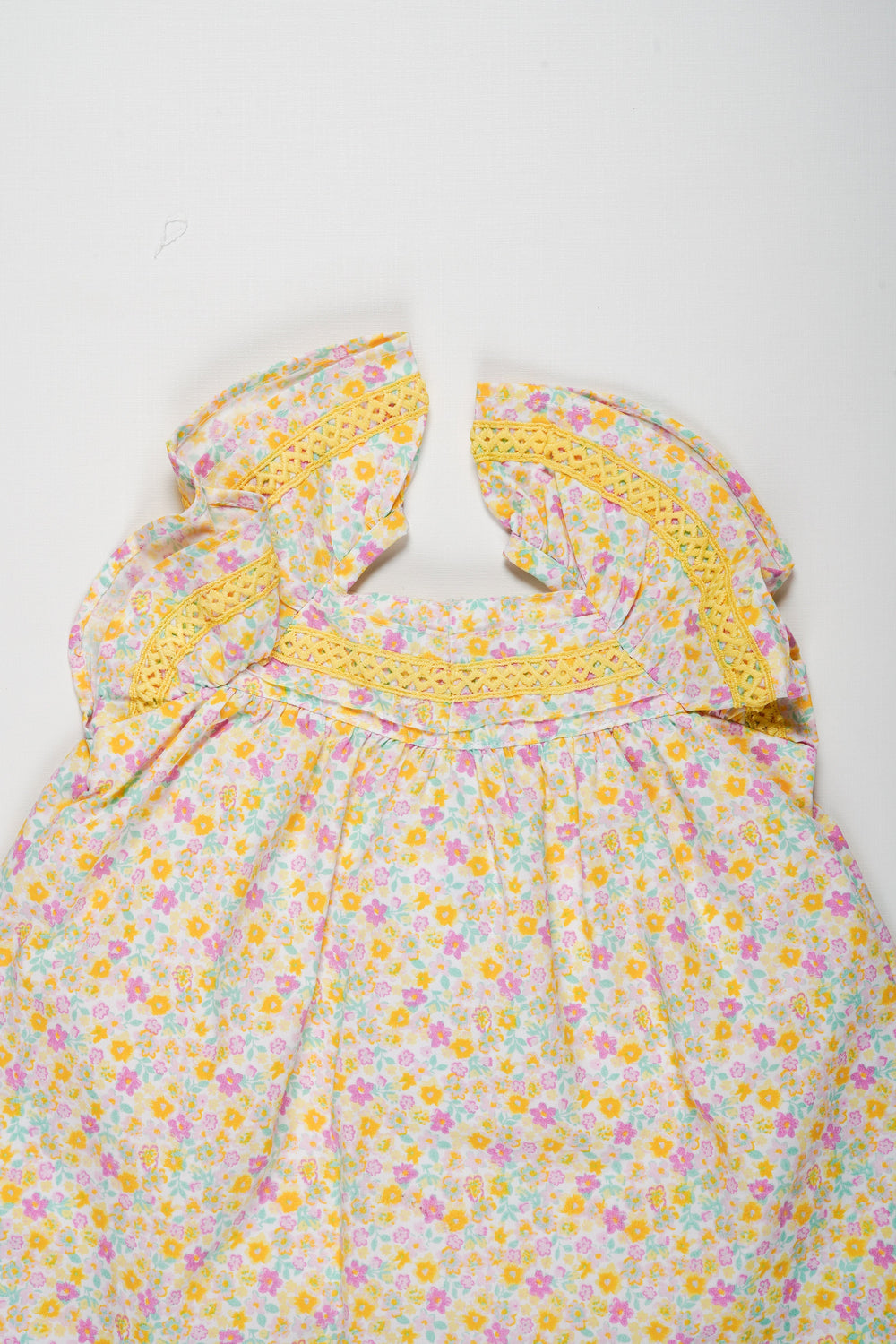 The Nesavu Baby Cotton Frocks Charming Floral Cotton Frock for Baby Girls Nesavu Buy Baby Girl Floral Cotton Dress Online | Trendy and Comfortable Baby Wear | The Nesavu