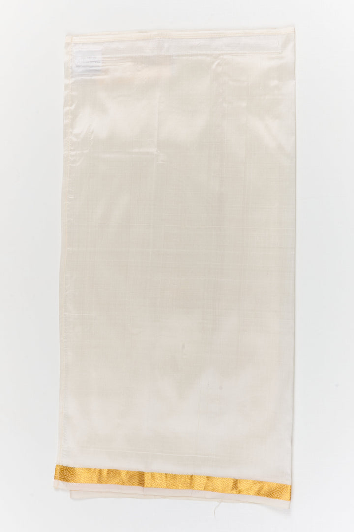 The Nesavu Pure Silk Vesti Classic Silk Dhoti for Toddlers for Ethnic Celebrations Nesavu Nesavu toddler silk dhoti for boys for naming ceremonies, festive poojas and cultural milestones